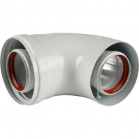 Начальный коаксиальный отвод Baxi KHG71410141- DN 60/100, 90°