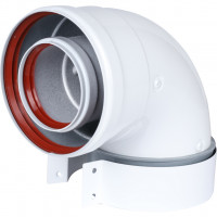 Коаксиальный отвод Baxi MT71410142 90° для всех котлов кроме ECO Classic / ECO Nova, диаметр 60/100 мм